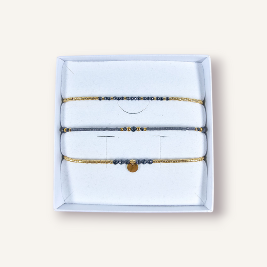 Coffret Élégance 3 Bracelets